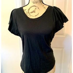 Universal Thread Ruffle Tee - Sz XS